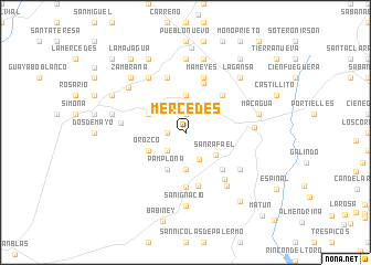 map of Mercedes