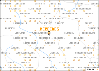 map of Mercedes