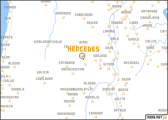 map of Mercedes