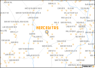 map of Merceditas