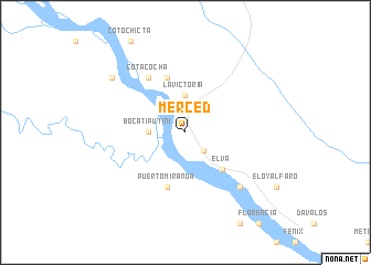 map of Merced