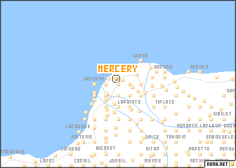 map of Mercery