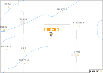 map of Mercer