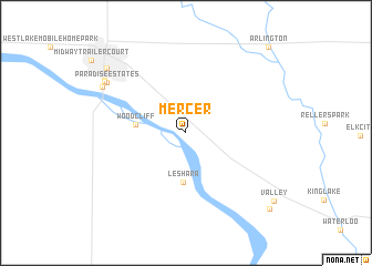 map of Mercer