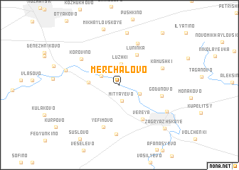 map of Merchalovo
