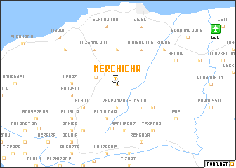 map of Merchicha