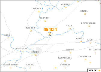 map of Mercin