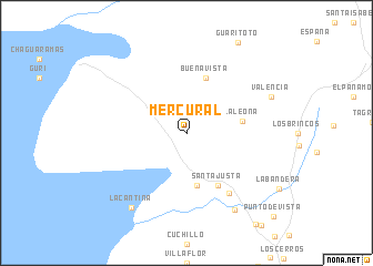 map of Mercural