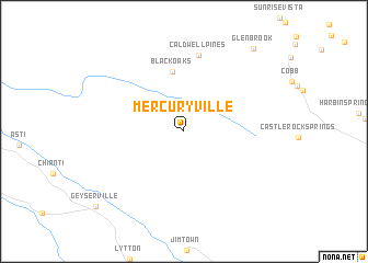map of Mercuryville