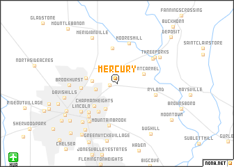 map of Mercury