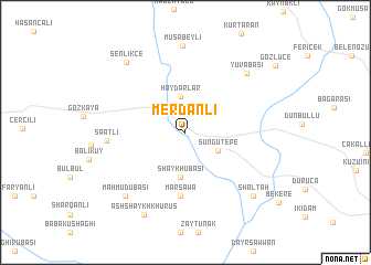 map of Merdanlı