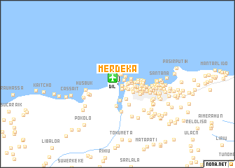 map of Merdeka