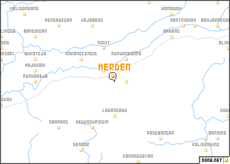 map of Merden