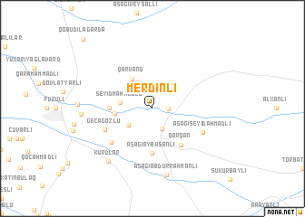 map of Merdinli