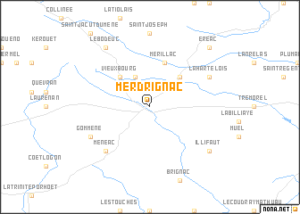 map of Merdrignac