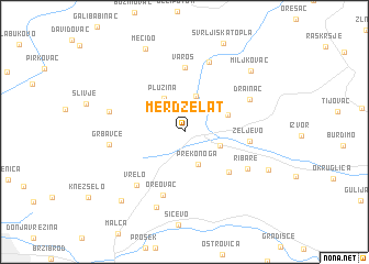 map of Merdželat