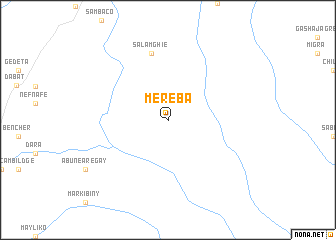 map of Mereba