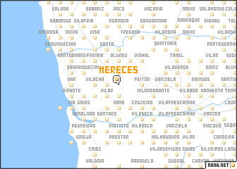 map of Mereces