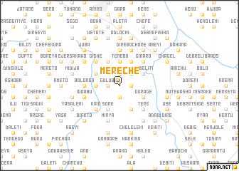 map of Merechʼē