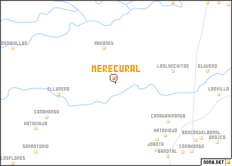 map of Merecural