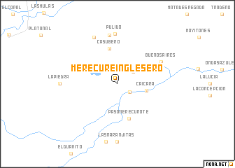 map of Merecure Inglesero