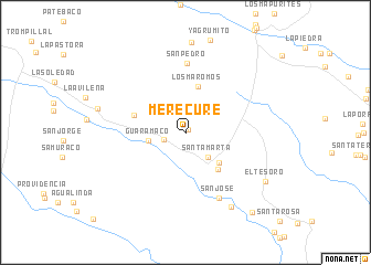 map of Merecure