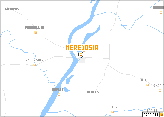 map of Meredosia