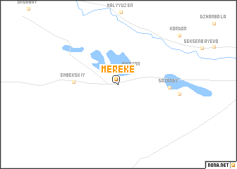 map of Mereke