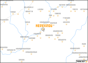 map of Mérékrou