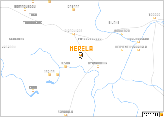 map of Méréla