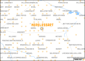 map of Mérélessart