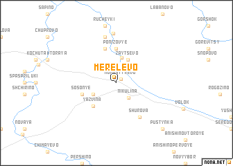 map of Merelëvo