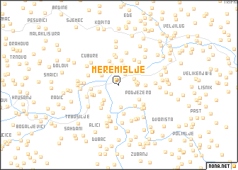 map of Meremišlje