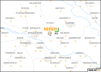 map of Mereni