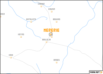 map of Mérérié