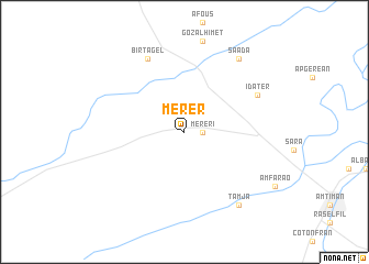 map of Mérèr