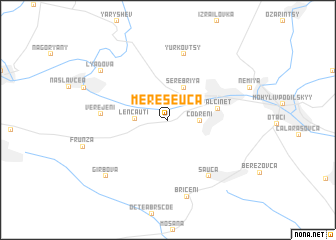 map of Mereşeuca