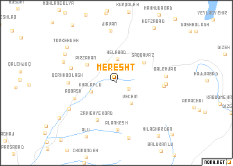 map of Meresht