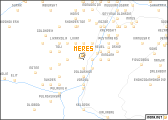 map of Meres