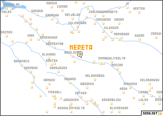 map of Meretā