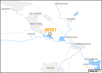 map of Meret\