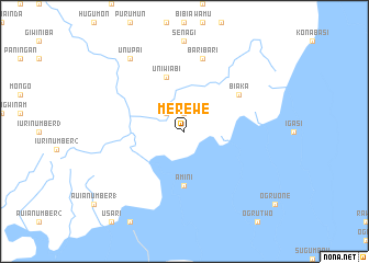 map of Merewe