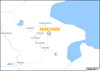 map of Merezhino