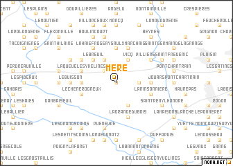 map of Méré