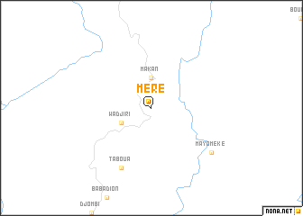 map of Méré