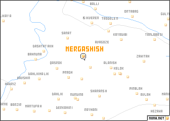 map of Mērga Shīsh