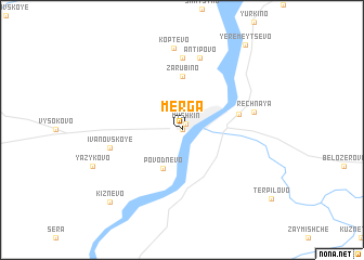 map of Merga