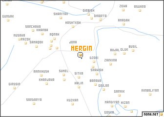 map of Mergin