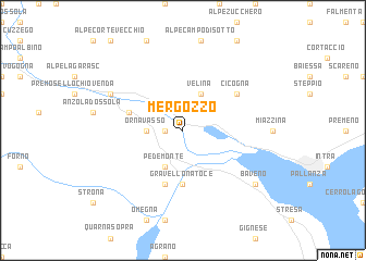 map of Mergozzo