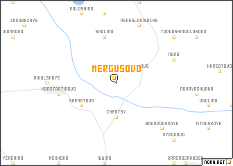 map of Mergusovo